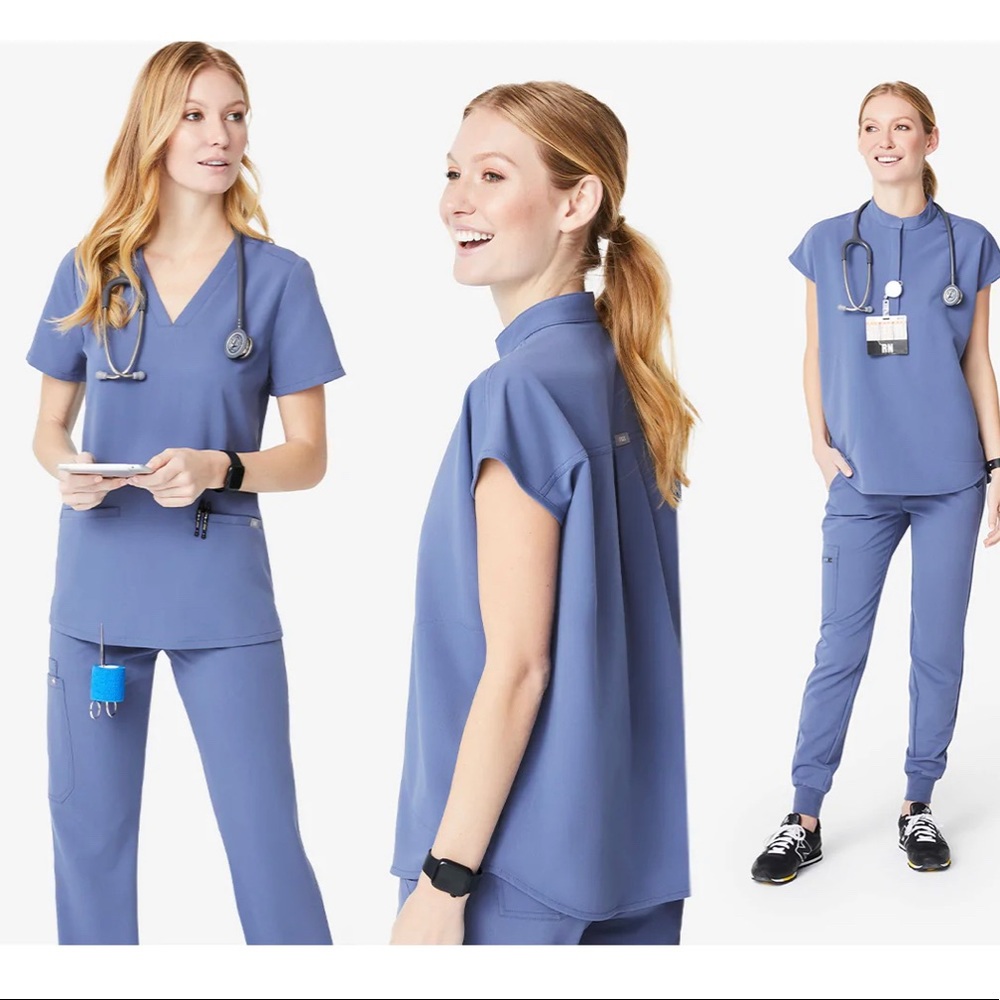 FIGS Zamora scrubs joggers size XL limited edition color Big Sky